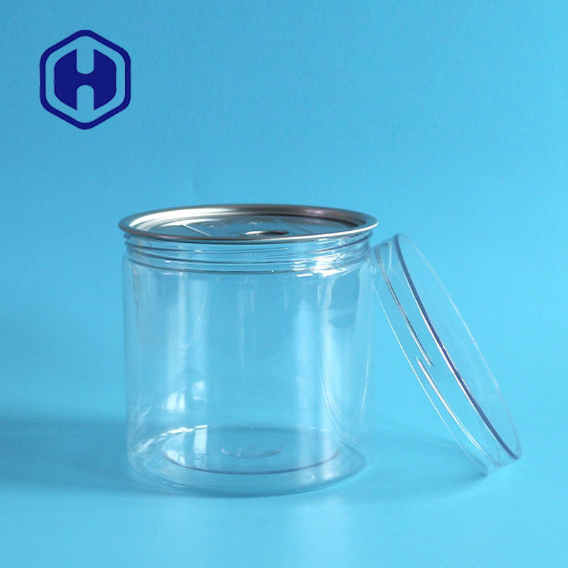 Wide Mouth 309 # 740ml อาหารกระป๋องกระป๋องพลาสติก PET พร้อมฝาเกลียวอลูมิเนียม Eoe