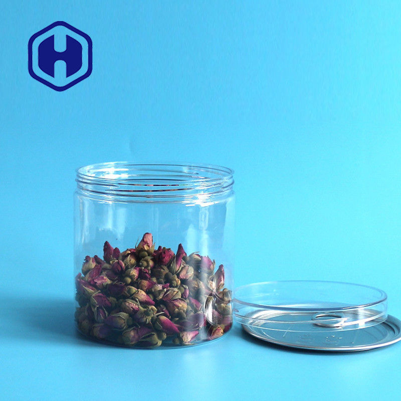 Wide Mouth 309 # 740ml อาหารกระป๋องกระป๋องพลาสติก PET พร้อมฝาเกลียวอลูมิเนียม Eoe