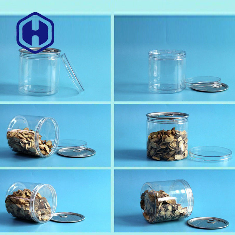 Wide Mouth 309 # 740ml อาหารกระป๋องกระป๋องพลาสติก PET พร้อมฝาเกลียวอลูมิเนียม Eoe