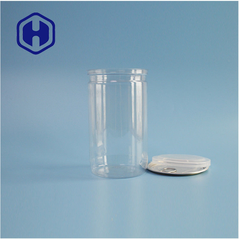 เครื่องปรุงรสชาติ อาหารว่าง เปิดง่าย 307# กระป๋องกระบอก PET สําหรับการบรรจุอาหารที่สะดวก