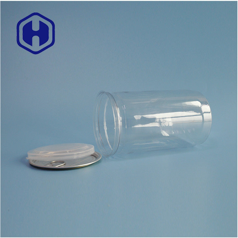 เครื่องปรุงรสชาติ อาหารว่าง เปิดง่าย 307# กระป๋องกระบอก PET สําหรับการบรรจุอาหารที่สะดวก