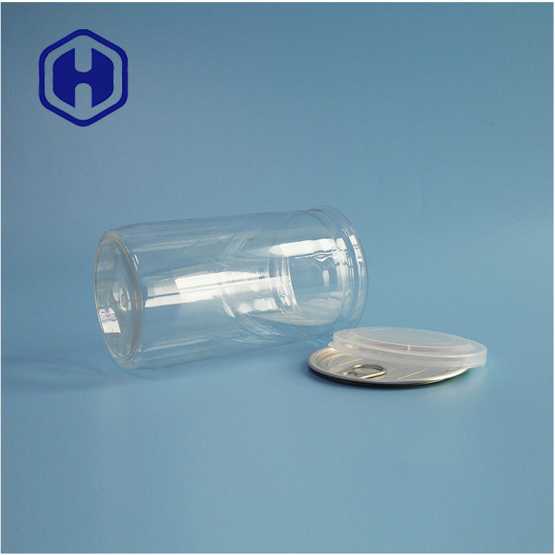 เครื่องปรุงรสชาติ อาหารว่าง เปิดง่าย 307# กระป๋องกระบอก PET สําหรับการบรรจุอาหารที่สะดวก