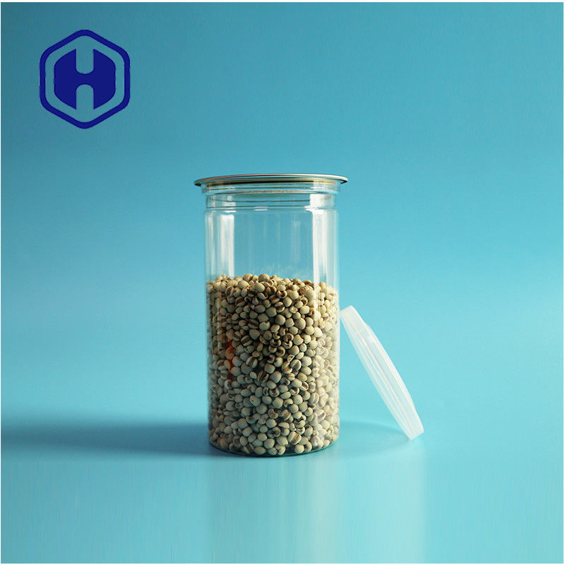 อาหารผงอาหารว่างสุนัขแมวและสุนัข ที่แห้ง 24oz พรีเมียม PET กระปุกด้วยฝาอัลลูมิเนียม