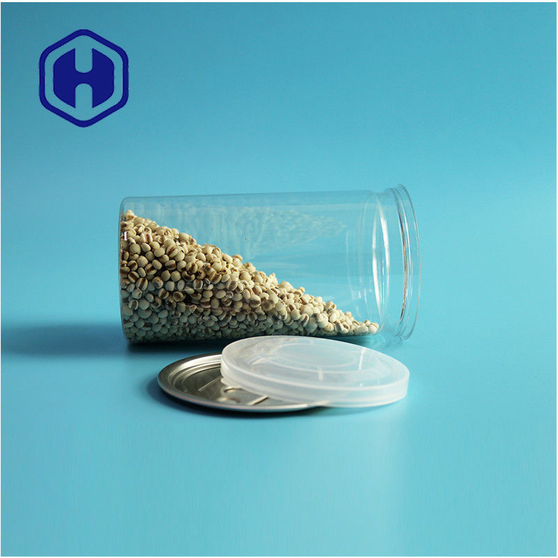 อาหารผงอาหารว่างสุนัขแมวและสุนัข ที่แห้ง 24oz พรีเมียม PET กระปุกด้วยฝาอัลลูมิเนียม