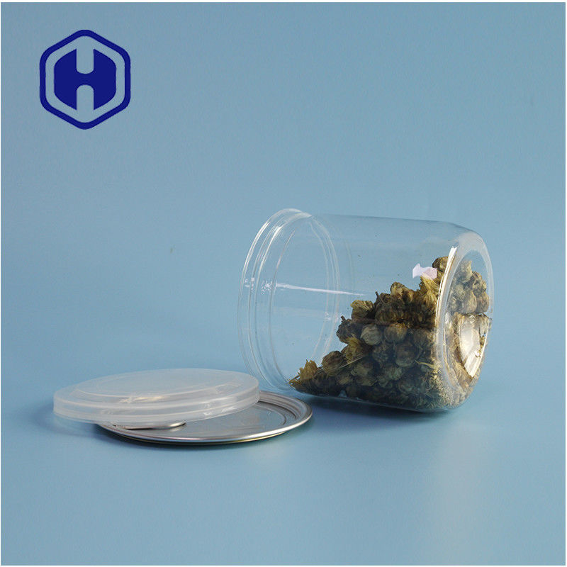 ซุปเปอร์มาร์เก็ต บรรจุภัณฑ์ ป้องกันการรั่วของอากาศ กระป๋องขนมพลาสติก PET ที่เปิดง่าย