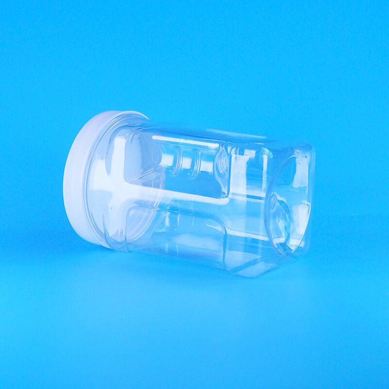 อีมอน สไลซ์ คุกกี้แครนเบอร์รี่ ปลาหมึกแห้ง PET ฝาเกลียวพลาสติกใส ขวดโหลจับถนัดมือ เกรดอาหาร