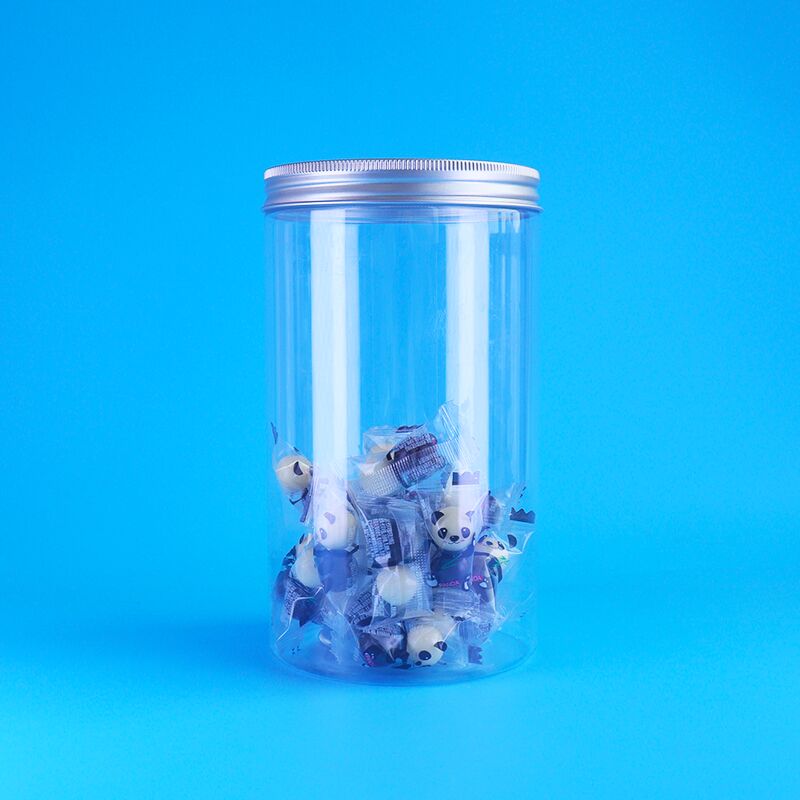 คุกกี้ข้าวฟ่างแครนเบอร์รีกระจ่างใส ป้องกันการรั่วซึม เมล็ดแตงโมแกะเปลือก ขวด PET ทรงกลม ฝาเกลียว