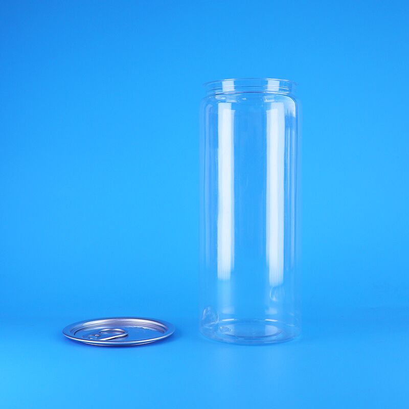 กระปุกบรรจุพลาสติก PET ใส พร้อมฝาเปิดง่าย กันรั่ว เกรดอาหารสําหรับเครื่องดื่ม