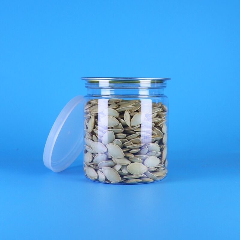 หุ้มอากาศ 250 มล PET เปิดง่าย ปิดพลาสติก พริก สามารถถั่วขนม อาหาร