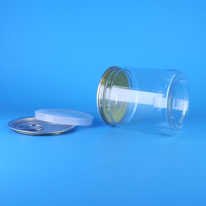 ดีปิด BPA ฟรี PET กระป๋องด้วย easy open lid สําหรับบรรจุอาหาร