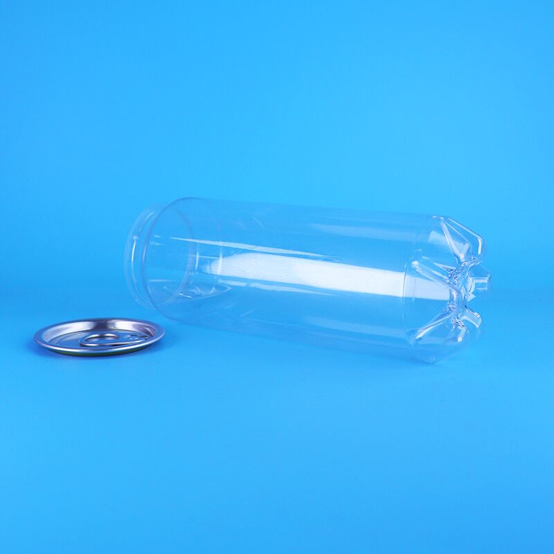 500 มิลลิลิตร Easy Open Lid PET พลาสติกกระป๋องกันรั่ว เกรดอาหาร สําหรับน้ํามันซ๊อดส้ม น้ําดื่มพลังงาน