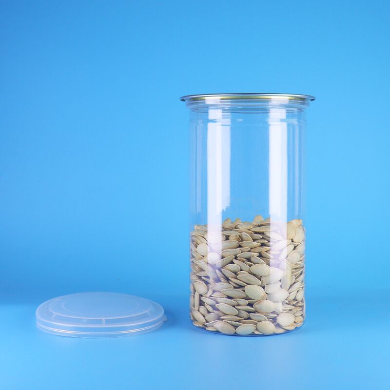 ขวด PET ขนาด 700 มิลลิลิตราไร้ BPA พร้อมฝาเปิดง่าย สําหรับเก็บและบรรจุอาหาร