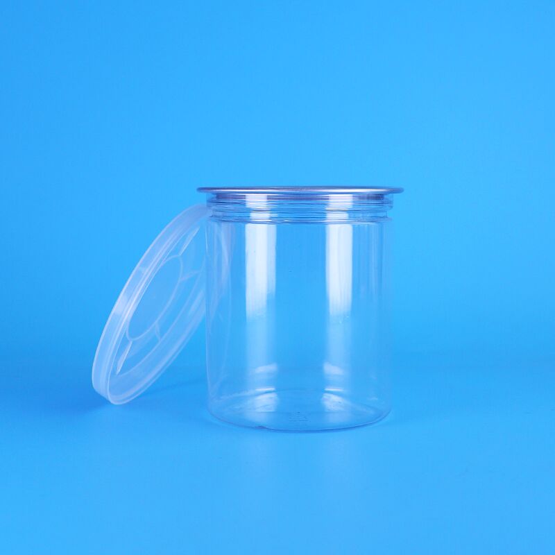 Food Grade Leak Proof Custom Design Small PET Plastic Canister with Easy Open Lid