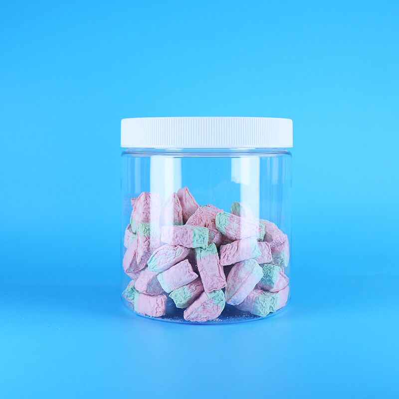 ขวดพลาสติก PET เกรดอาหารสำหรับขนม ลูกอม ธัญพืช ช็อกโกแลต บรรจุภัณฑ์ที่เชื่อถือได้