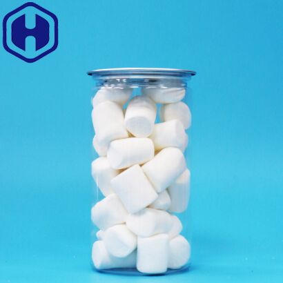 กระป๋องบรรจุภัณฑ์พลาสติก PET ใส เปิดง่าย ปิดผนึกได้ดี สำหรับอาหารแห้ง เครื่องดื่ม