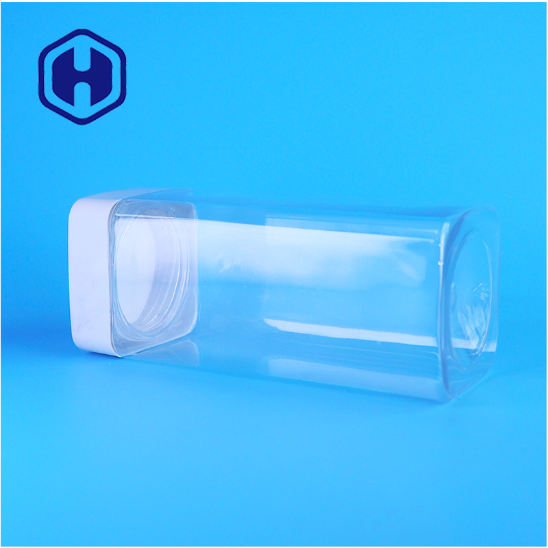 OEM สี่เหลี่ยมใส เครื่องพลาสติก PET ประเภทอาหารเพื่ออาหารสัตว์เลี้ยงแห้ง
