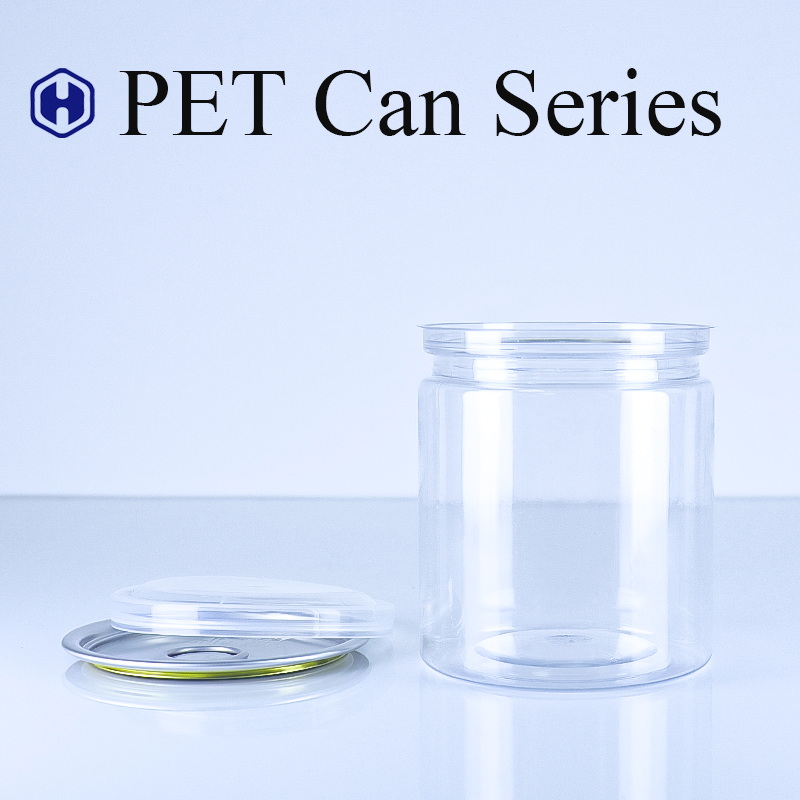 FSSC22000 Certified Clear PET Cans for Dry Food ODM Bulk Orders Modern Easy Open Design