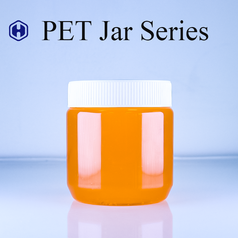 FSSC22000 Certified Wholesale Clear PET Peanut Butter Jars – Food Grade Plastic Packaging for Bulk Orders OEM Customization