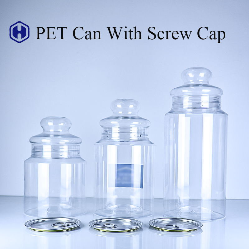 สินค้าชั้นนํา PET กระป๋องด้วยปลายสกรู เกรดอาหาร เปิดง่าย Wholesale สําหรับตลาดยุโรป
