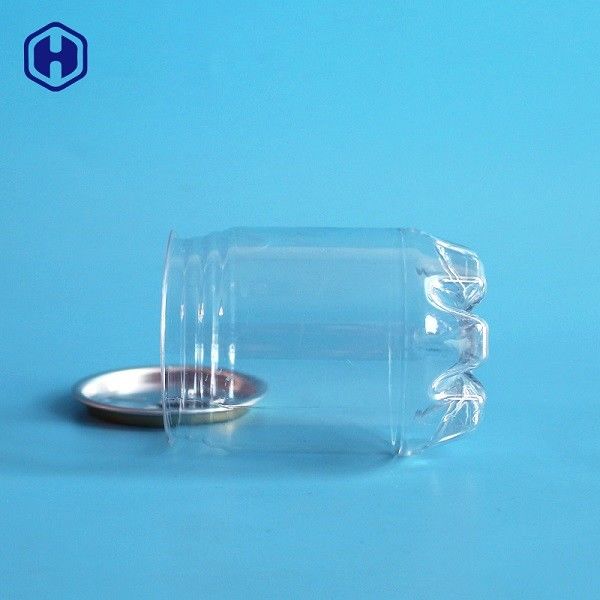 โซดากระป๋องพลาสติกน้ำหนักเบา 8OZ 250ML 206 SOT / RPT ประเภทฝาอลูมิเนียม