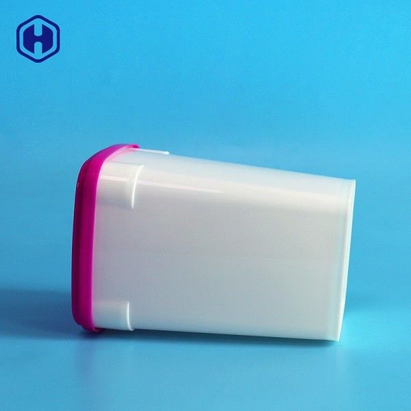 ภาชนะพลาสติก IML 23oz พร้อมโลโก้การพิมพ์ฝาสี