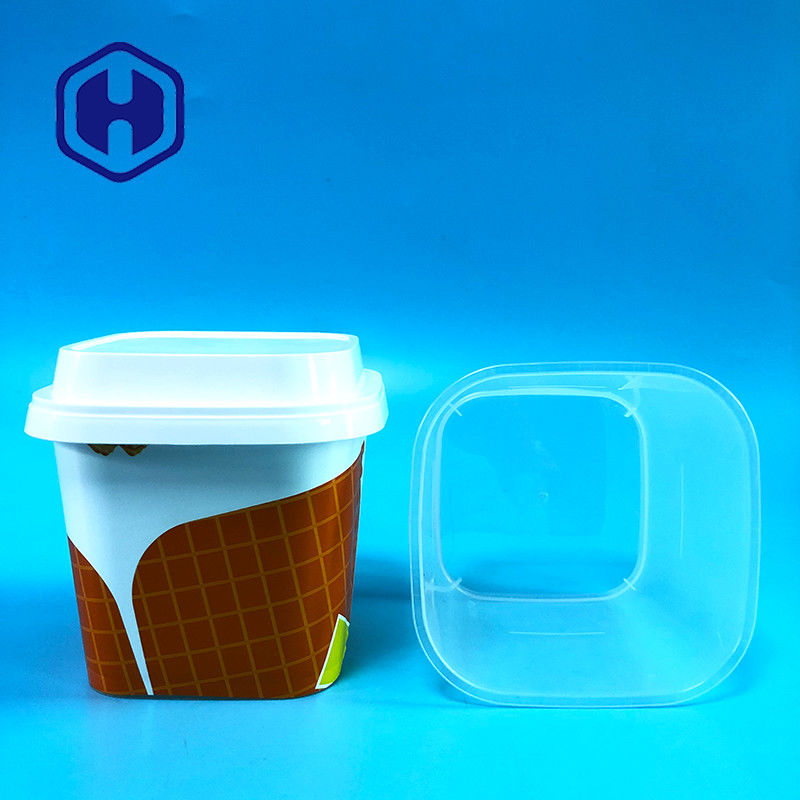 อ่าง IML 22oz สำหรับถั่วโกโก้แช่แข็ง Coco Mango Cocoa Coconut Peanut Shea Body Butter