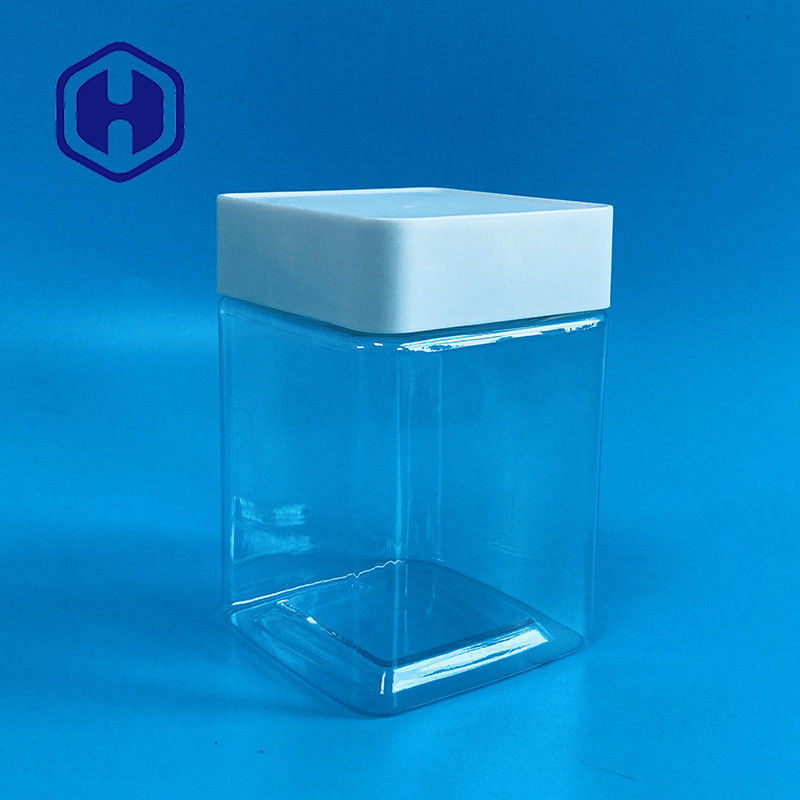 ขวดคุกกี้สำหรับสัตว์เลี้ยงพลาสติกใสสำหรับวันที่เมล็ด Marshmallow วอลนัทผักผลไม้แห้ง