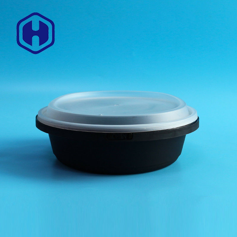 ชามอาหารพลาสติกร้อนเย็นสำหรับงานหนัก Airtight 37oz Take Out Meal Prep Container