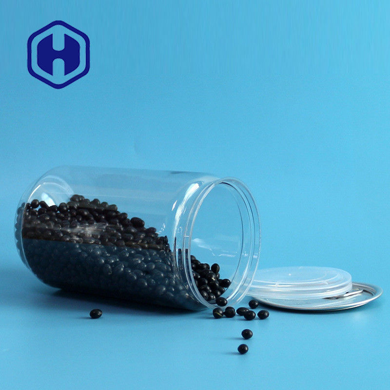 30.7oz 900ml กระป๋องพลาสติกใสแบบตรง 307 # ถั่วลันเตาดิบอินทรีย์ถั่วข้าวโพดคั่ว