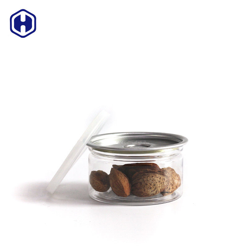 100ml 3.5g กระป๋องพลาสติกใสสมุนไพรแห้ง EOE 211 # 38mm ความสูง PET Tuna Can