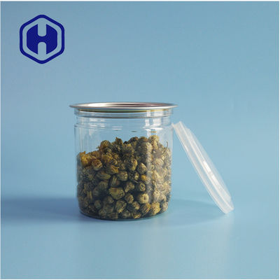 ซุปเปอร์มาร์เก็ต บรรจุภัณฑ์ ป้องกันการรั่วของอากาศ กระป๋องขนมพลาสติก PET ที่เปิดง่าย