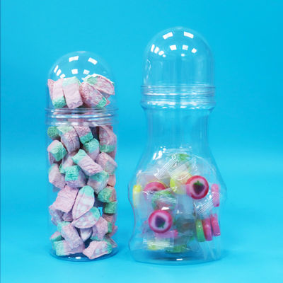 อาหารเด็ก หมวกสกรู ใส พลาสติก PET อาหารเกรด Jar การออกแบบใหม่สําหรับหวานแข็ง