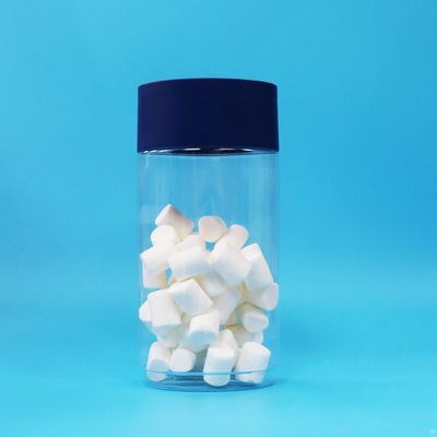 โถพลาสติกใสรูปไข่สำหรับอาหาร เกรด PET สำหรับคุกกี้ ถั่ว ขนม พร้อมฝาปิดกันการงัดแงะ