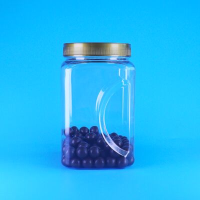 PET กระปุกแจ็คฟรุตแห้งสีน้ําตาลใส ปลาสติกเกรดอาหาร