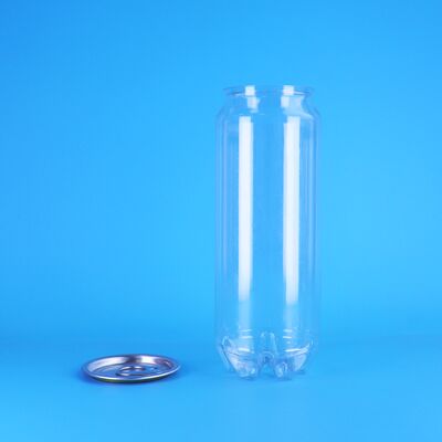 อาหารเกรด Custom กระปุกพลาสติก PET พลาสติก โซดา Mike ชาเขียว สามารถเปิดง่าย