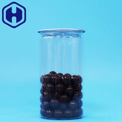 กระป๋องบรรจุภัณฑ์พลาสติก PET ใส เปิดง่าย ปิดผนึกได้ดี สำหรับอาหารแห้ง เครื่องดื่ม