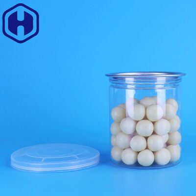 กระป๋องพลาสติก PET ขนาด 220 มิลลิลิตราไร้ BPA พร้อมฝาเปิดง่ายสําหรับบรรจุอาหารทะเล